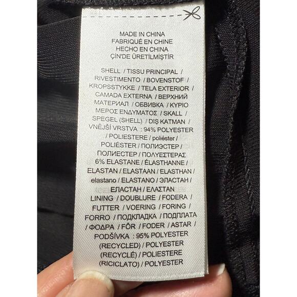 NWT‎ Lauren Ralph Lauren Black Chain Strap Twisted Back Size 8 Dress - Picture 9 of 9